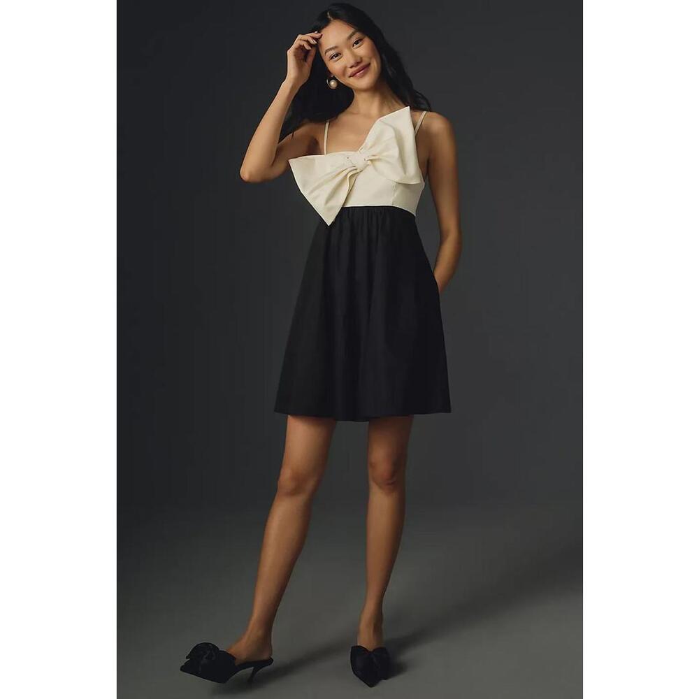 Hutch - Chic sleeveless Bow Romper, size M